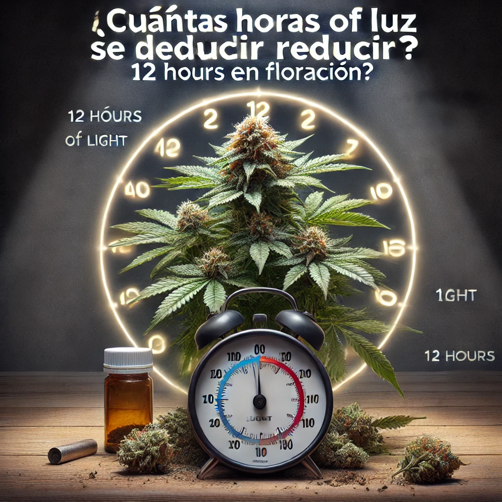 quitar horas de luz en la floracion